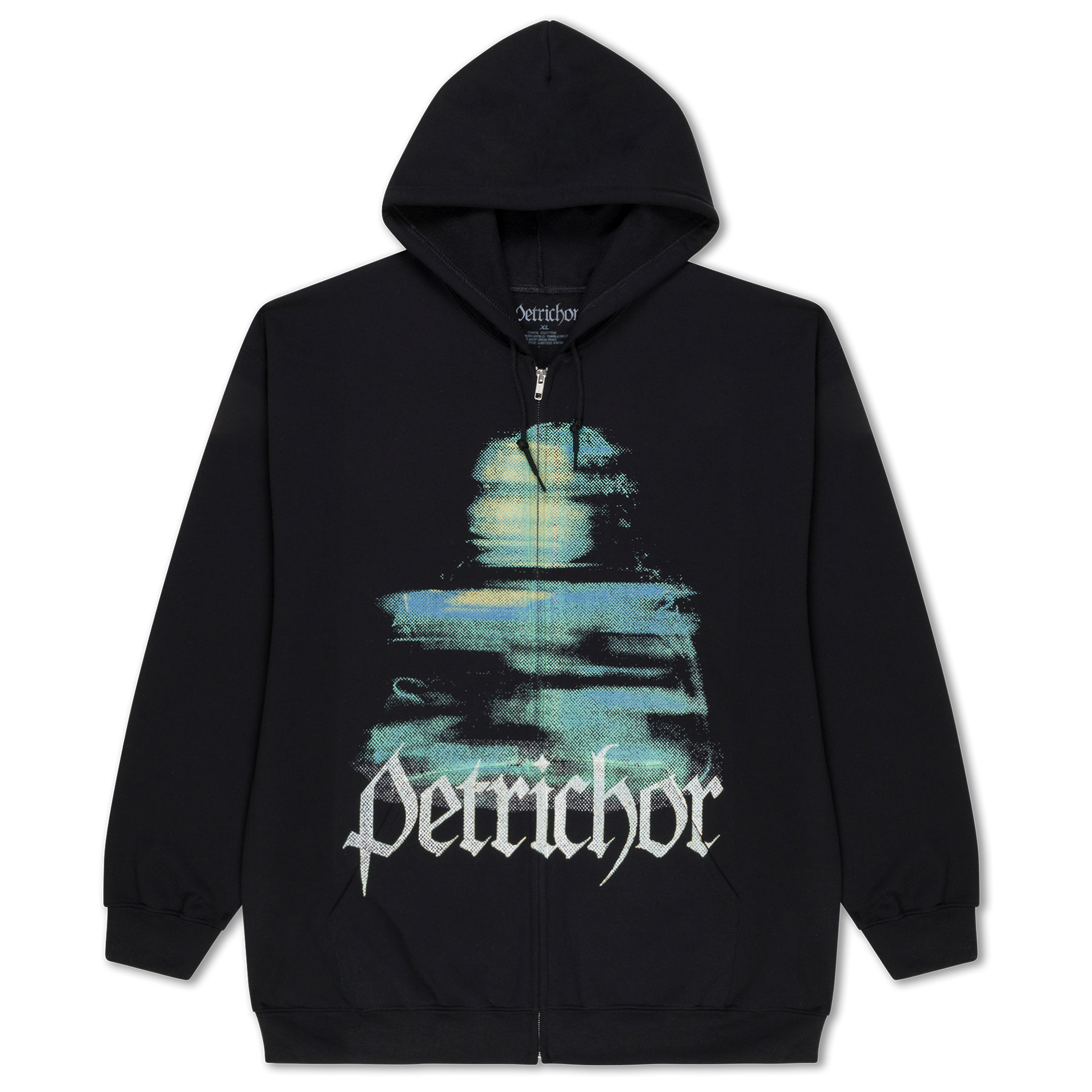 PETRICHOR TOUR BLUR ZIP HOODIE